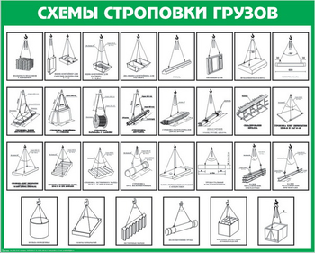 Схема строповки st13 - Схемы строповки и складирования грузов - Магазин охраны труда ohranatruda-shop.ru